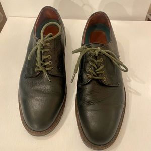 H.S. TRASK Bison Leather Oxford Shoes Lace-up Size 9.5
